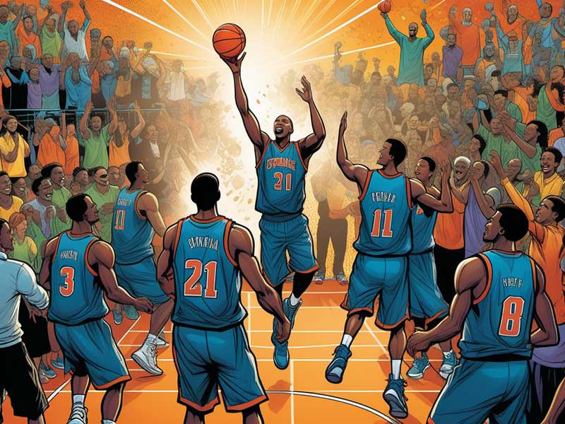 励志超巨潜质！76人探花VJ-埃奇库姆单打混剪！球风很成熟！